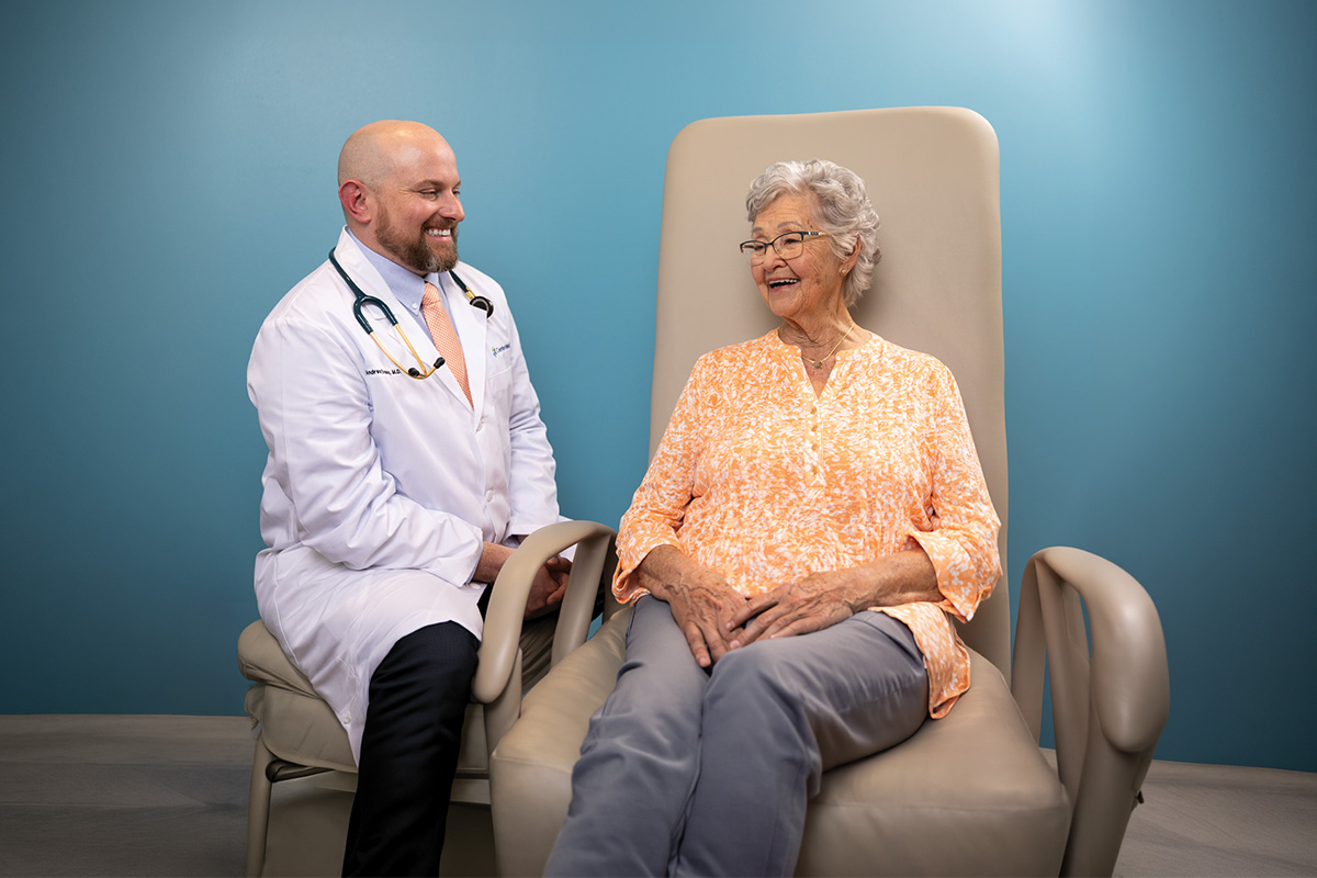 Doctor and patient 